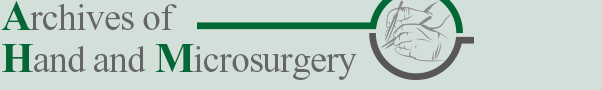 Journal of the Korean Society for Surgery of the Hand